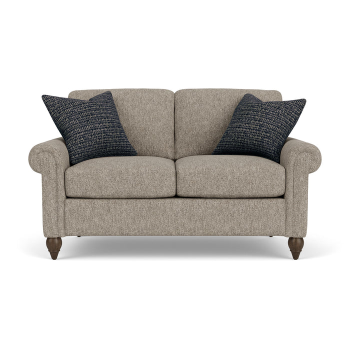 Moxy - Fabric Loveseat With Rolled Arms