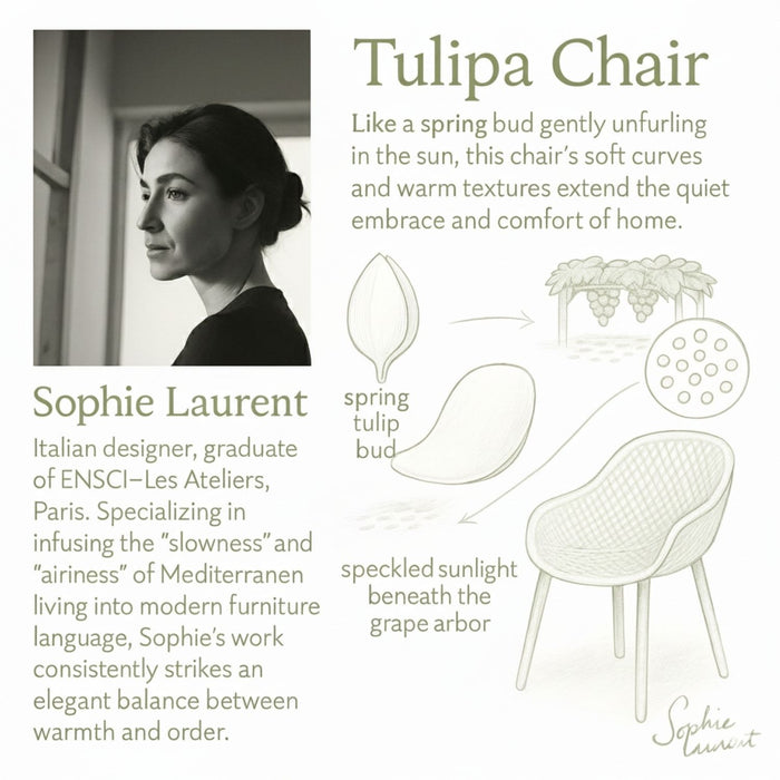 2 Piece Durable Single Chair With Hollow Out Design