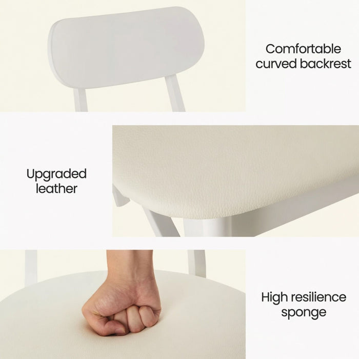 Dining Chairs (Set of 2) - White