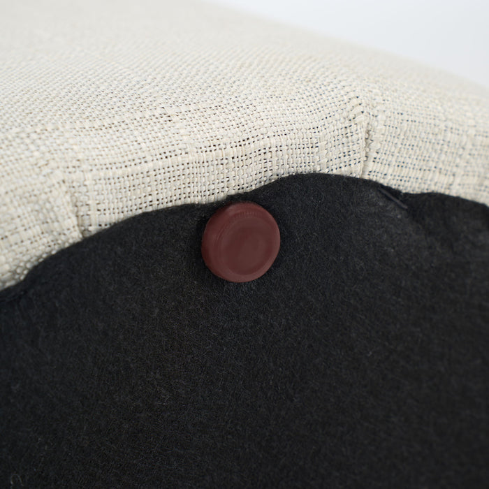 Nesting Ottomans, Round Coffee Table & Bench With Tray (Set of 2)