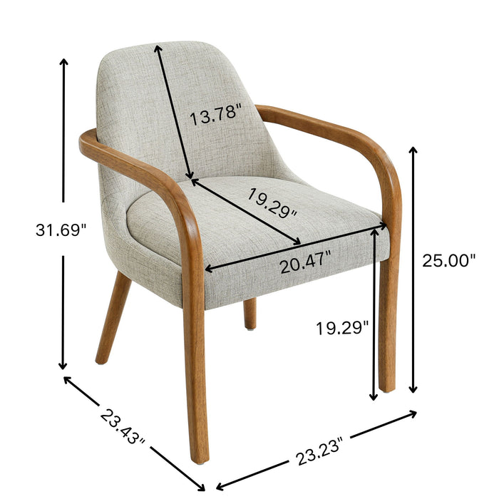 Dining Upholstered Armchairs (Set of 2)