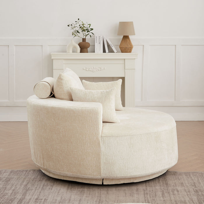 Single 360 Degree Swivel Chair For Living Room
