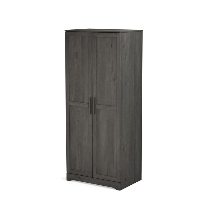Danbury - Wood Wardrobe - Gray
