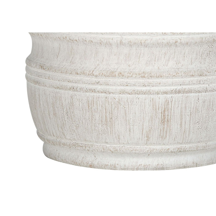 Table Lamp, Lighting, Resin, Transitional - Cream