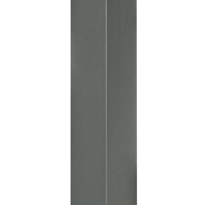 Outdoor Wall Mounted Gazebo With Sloped Roof Design, Uv Protection, And Durable Iron Frame - Gray