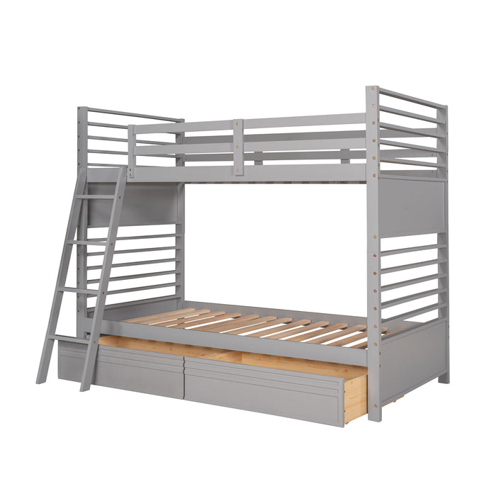 Bunk Bed With 2 Drawers