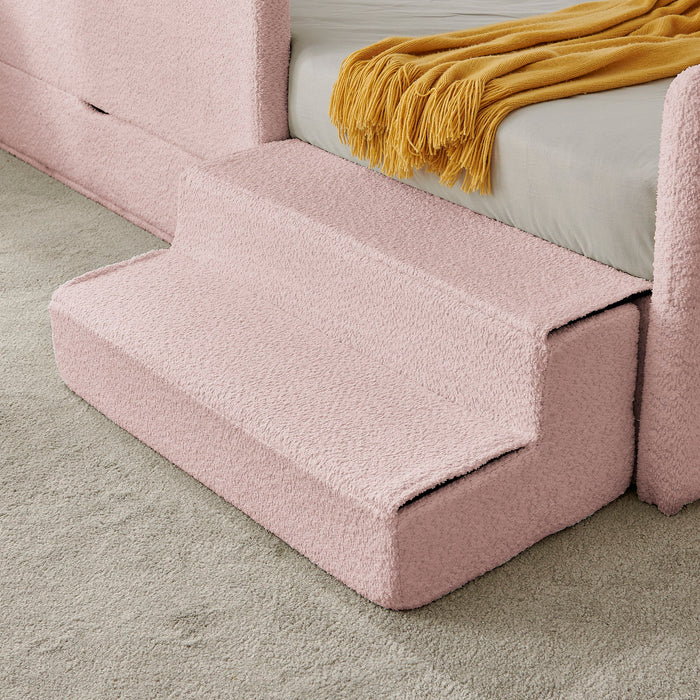 Safe Kids Bed With Guardrails And Storage