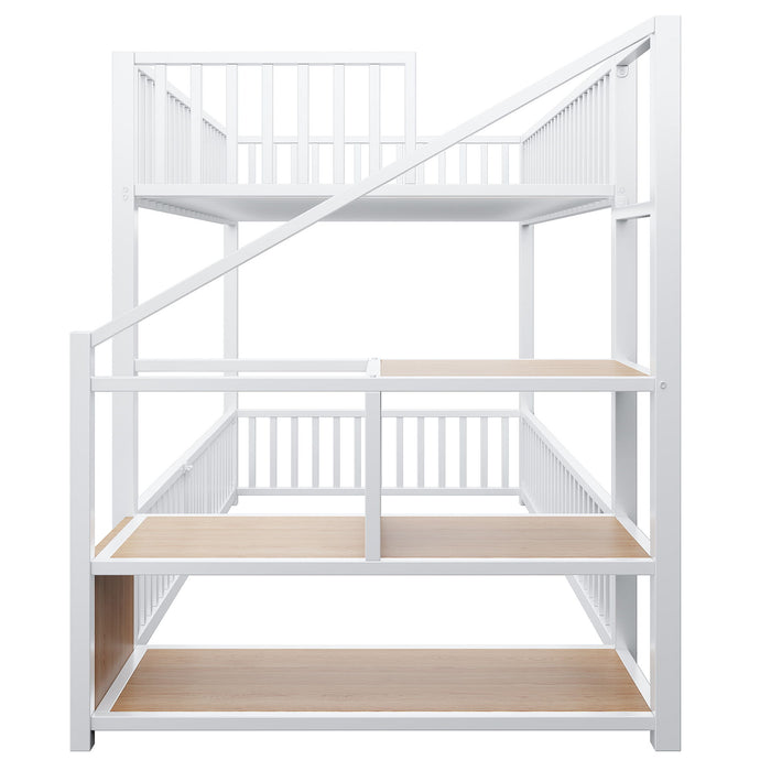 Bunk Bed With Storage Ladder, Compact Design