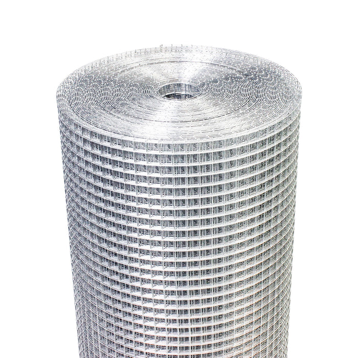 Galvanized Hardware Cloth, Gauge Metal Wire Fencing Roll For Garden And Animal Protection - Silver