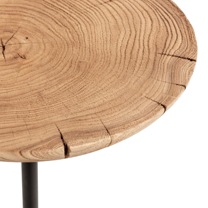 Linden - End Table - Natural / Black