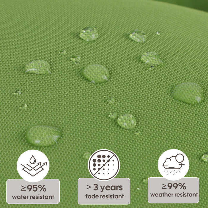 2 Piece High Back Patio Chair Cushion Set