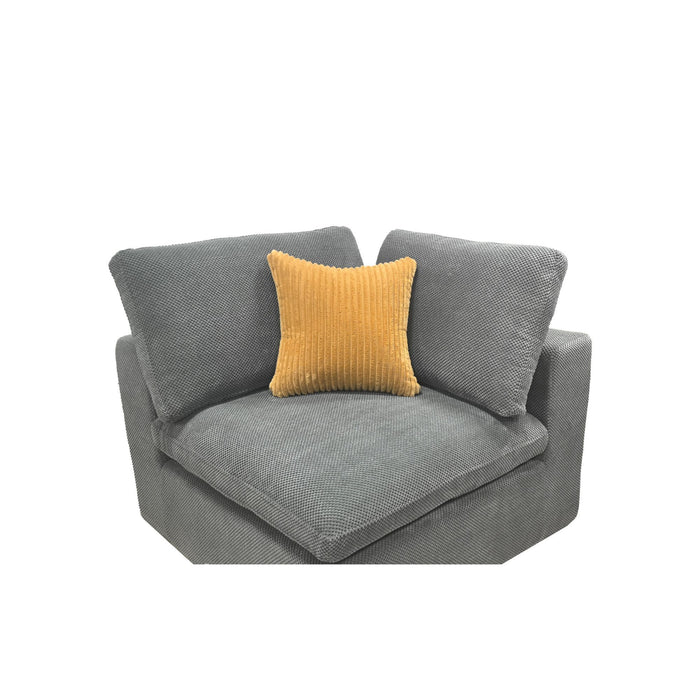 Custom Configuration Modular Sectional & Toss Pillows