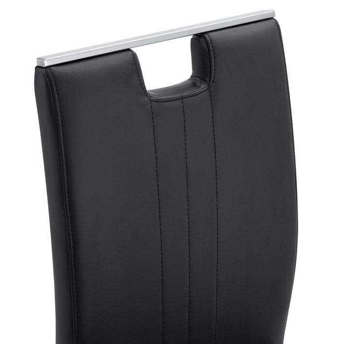 Bow Shaped Chairs, Ergonomic Design, Non Slip Base