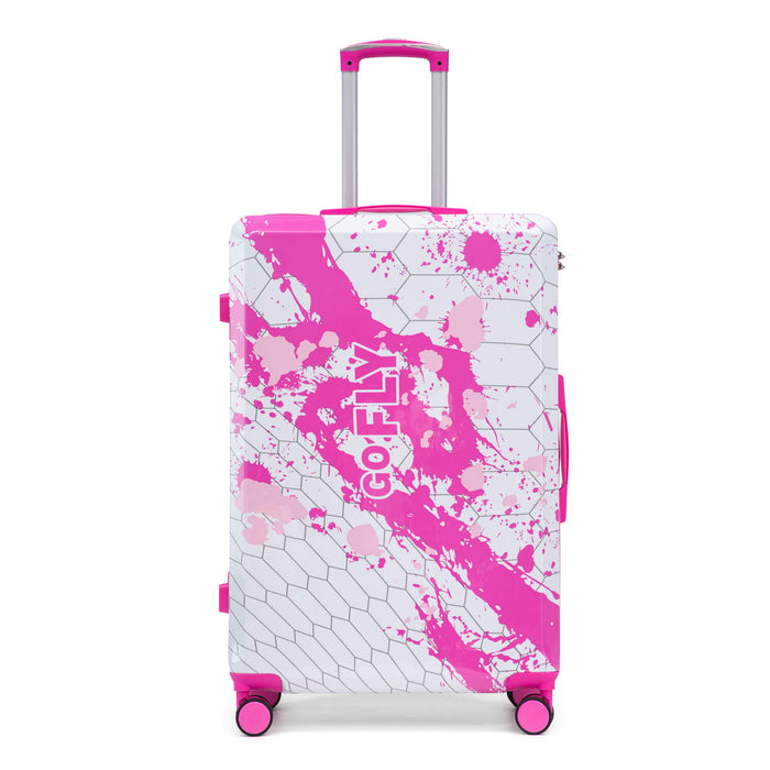 Luggage With Printed Pattern, Combination Lock