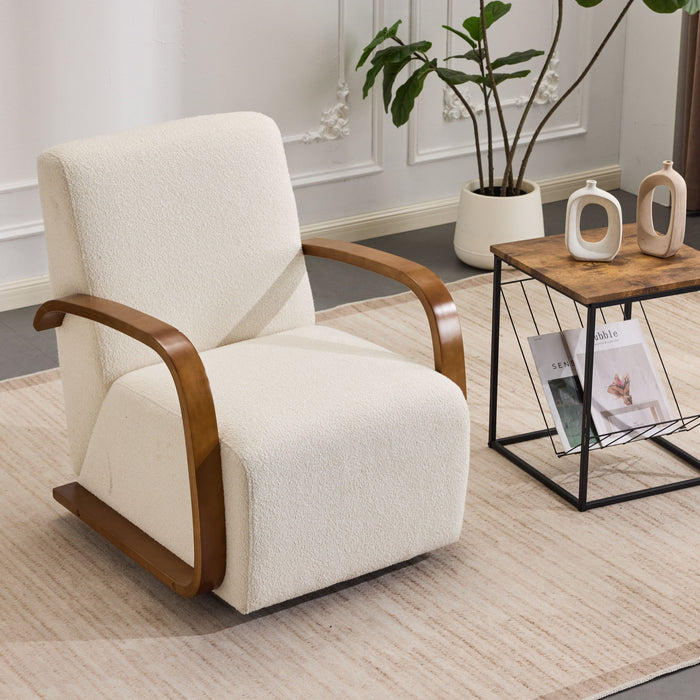 360° Swivel Accent Chair - Beige