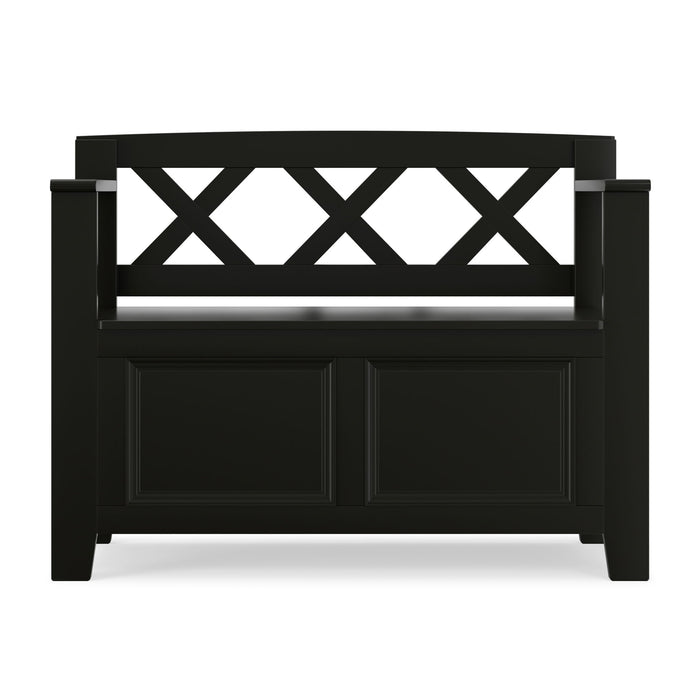 Amherst - Small Transitional Entryway Storage Bench