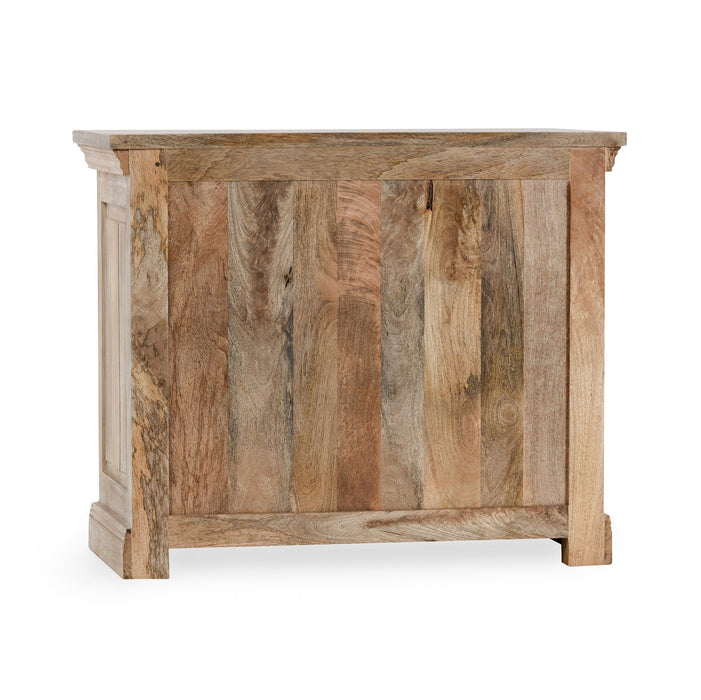 Adelaide - 3 Drawer Nightstand - Natural Cream Wash