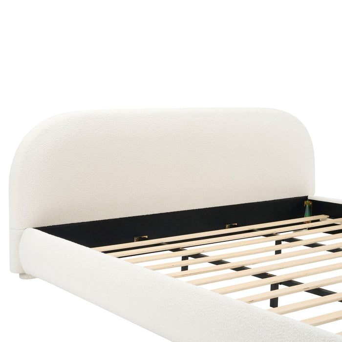 Simple Modern Bedroom Double Upholstered Bed