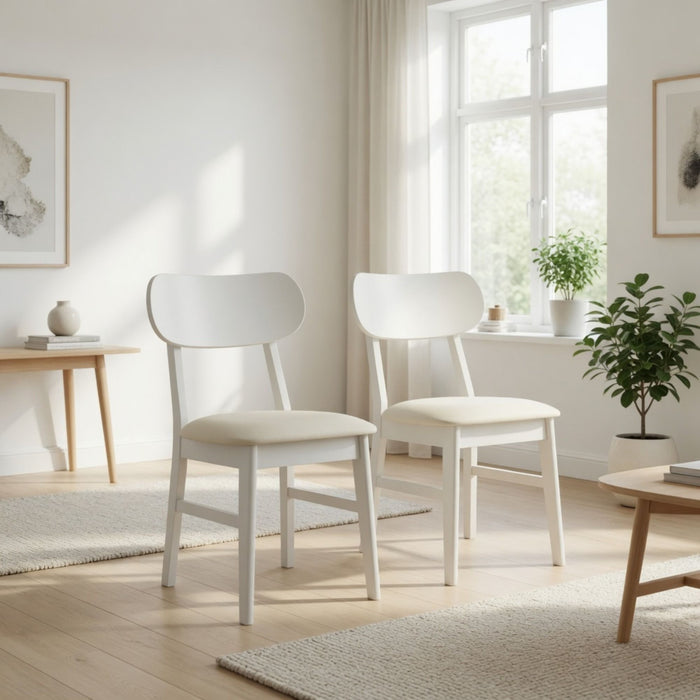 Dining Chairs (Set of 2) - White