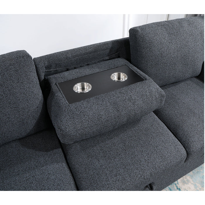 Terrence - Pull Out Sofa Bed - Dark Gray