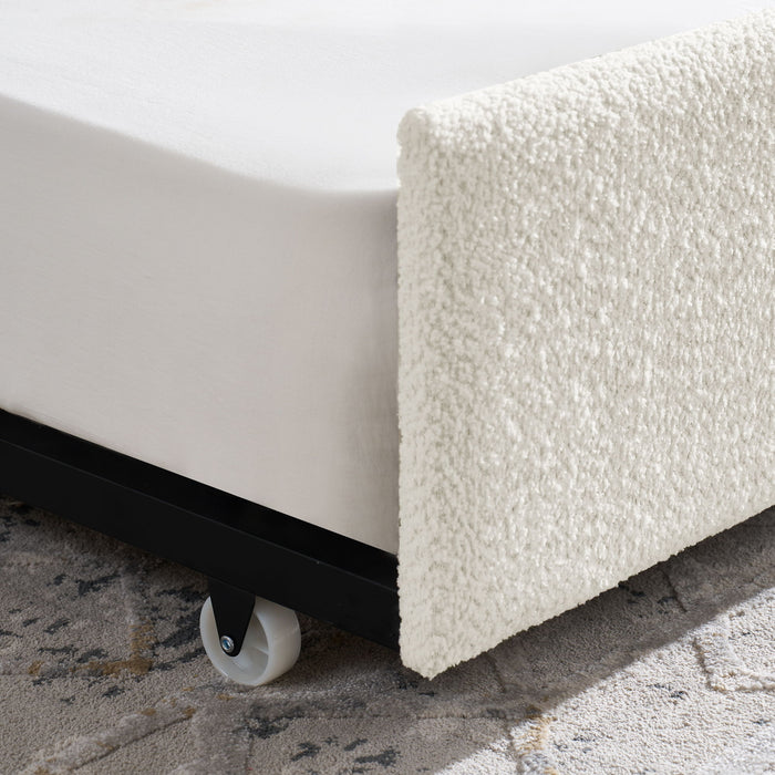 Upholstered Daybed With Pop Up Trundle