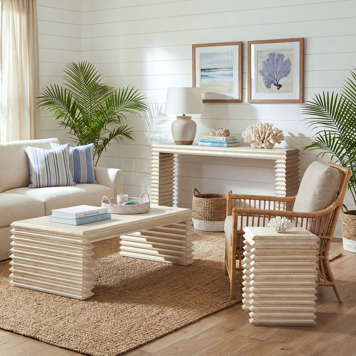 Veda - Geometric Waterfall Table
