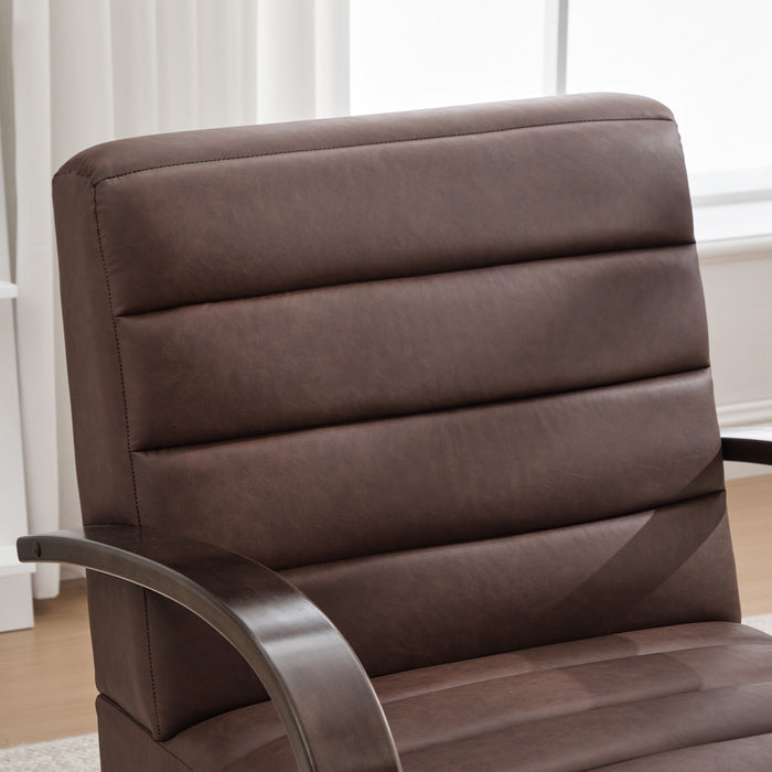 360° Swivel Accent Chair With Armrests, Comfy Lounge