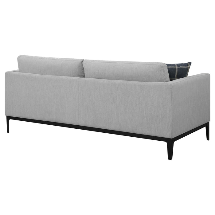 Montauk - Upholstered Sofa With Reversible Cushions - Light Gray
