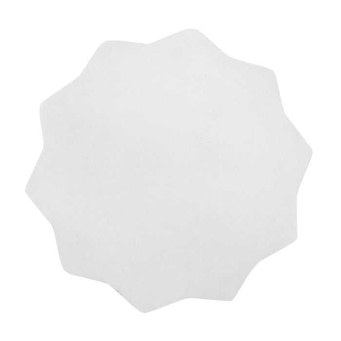 Outdoor Lightweight Concrete Side Table - Antique White