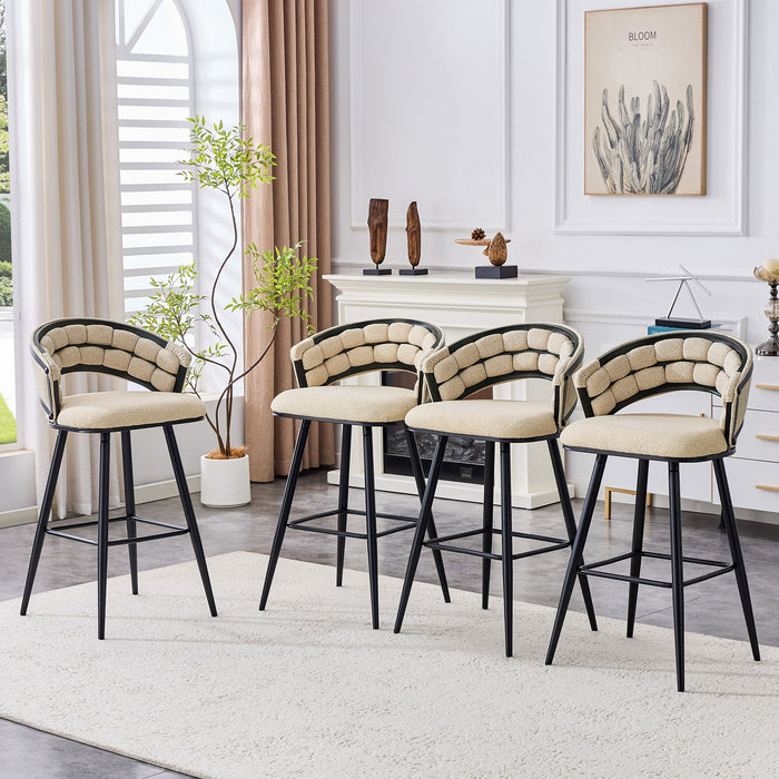 Bar Stools, Kitchen Island Counter Height Stools (Set of 2)