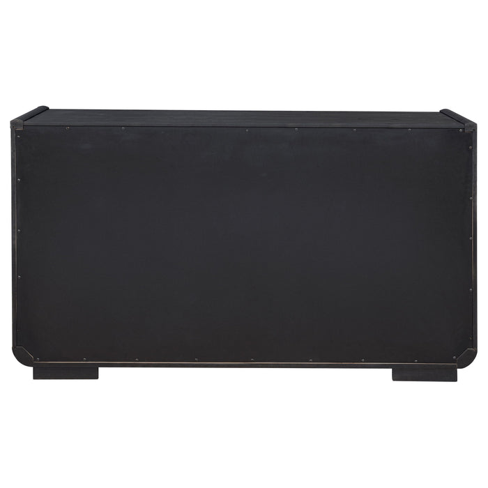 Bangor - 2 Drawer Dining Sideboard Server - Black