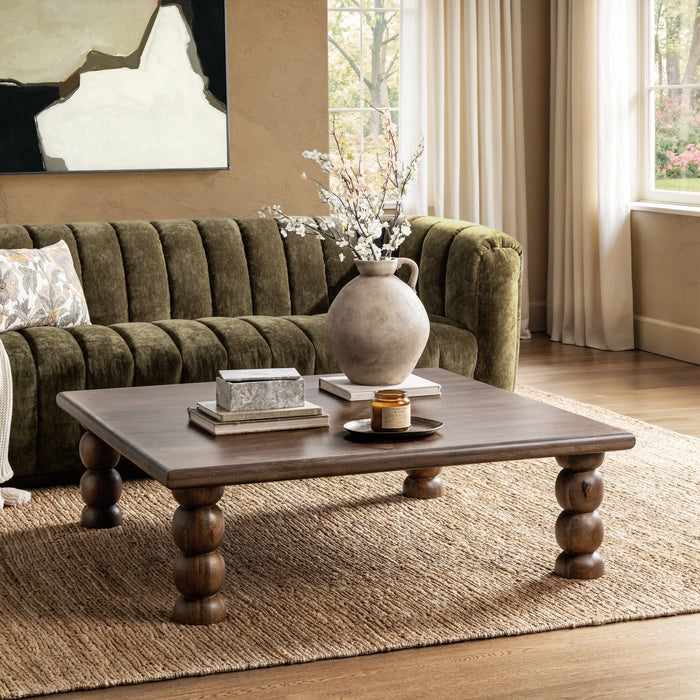 Adir - Square Coffee Table - Tundra Brown