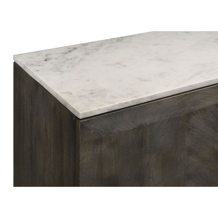 Metzger - 3 Door Sideboard Buffet - Gray