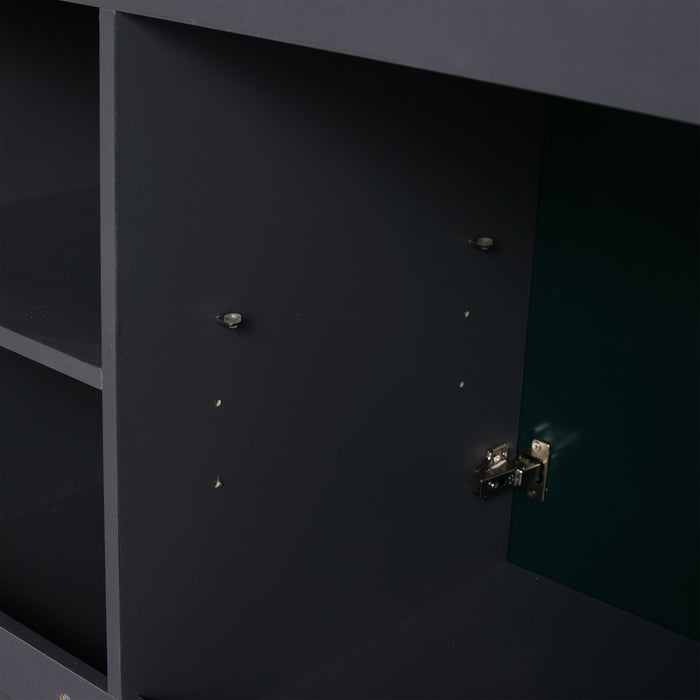 Modern Freestanding Bathroom Vanity With Soft Close Cabinet Doors