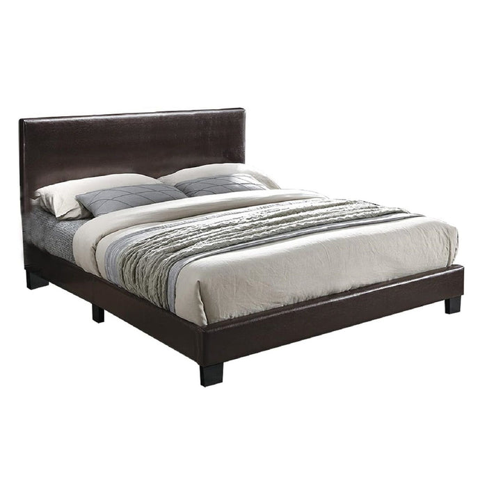 Upholstered Bed With Adjustable Headboard