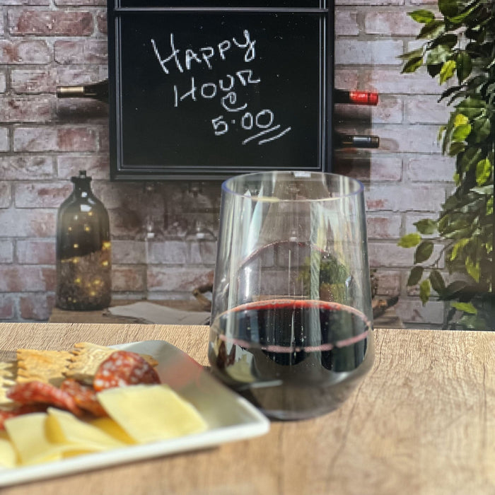 Tritan Lexington - Leadingware Unbreakable Wine Glass Plastic, 17Oz (Set of 4) - Clear