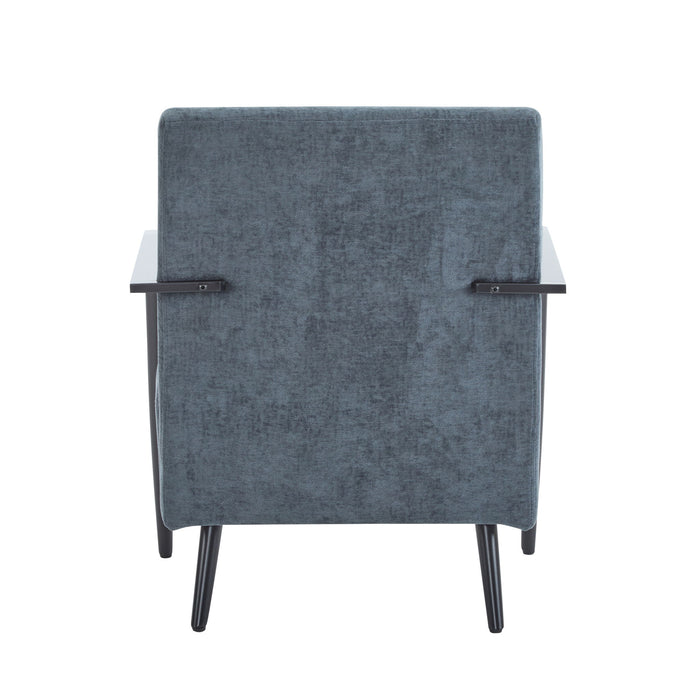 Modern Lounge Chair With Polyester Upholstery