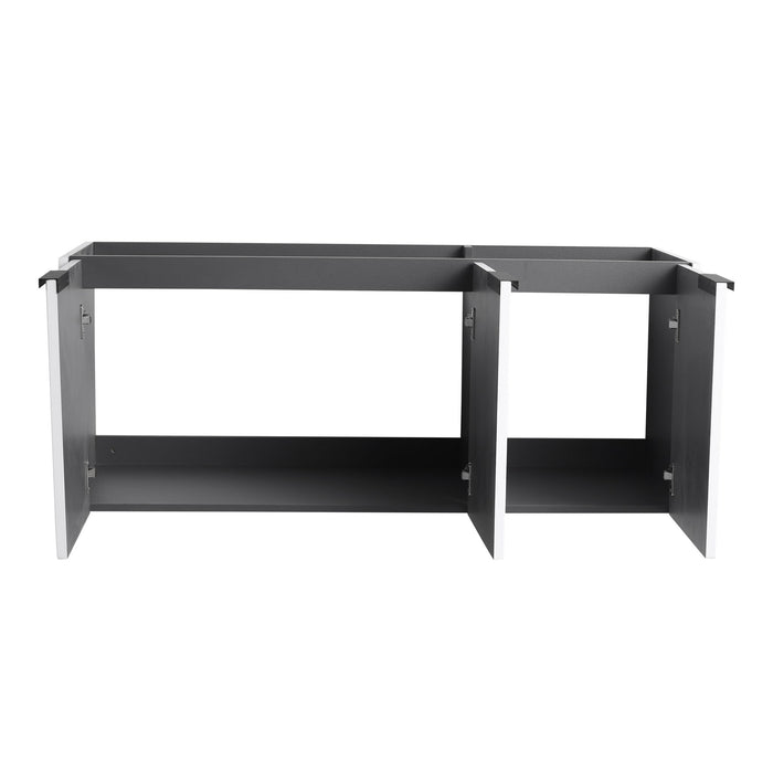 Contemporary Wall Mounted Bathroom Vanity With Soft Close Doors