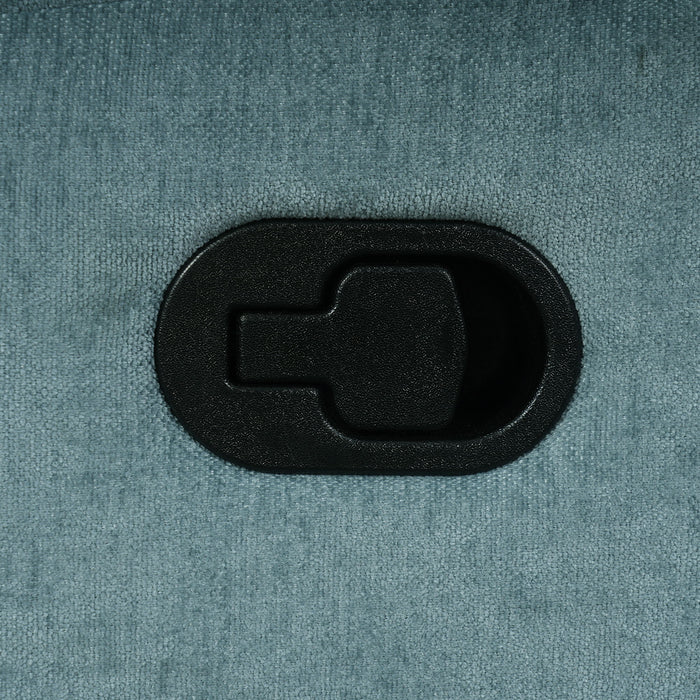 Upholstered Manual Recliner Chair With 3 Adjustable Backrest Positions