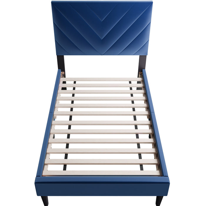 Bed Set With Adjustable Headboard