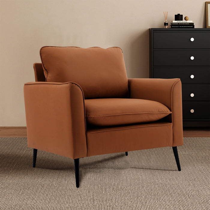 Nordic Retro Light Luxury Upholstered Sofa Chair
