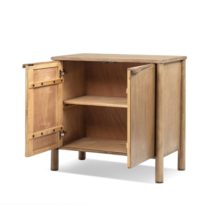 Nolan - 2 Door Accent Cabinet - Antique Brown