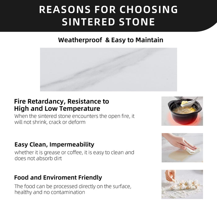 Modern Outdoor Patio Dining Set With Table And Chairs With Sunbrella Cushions