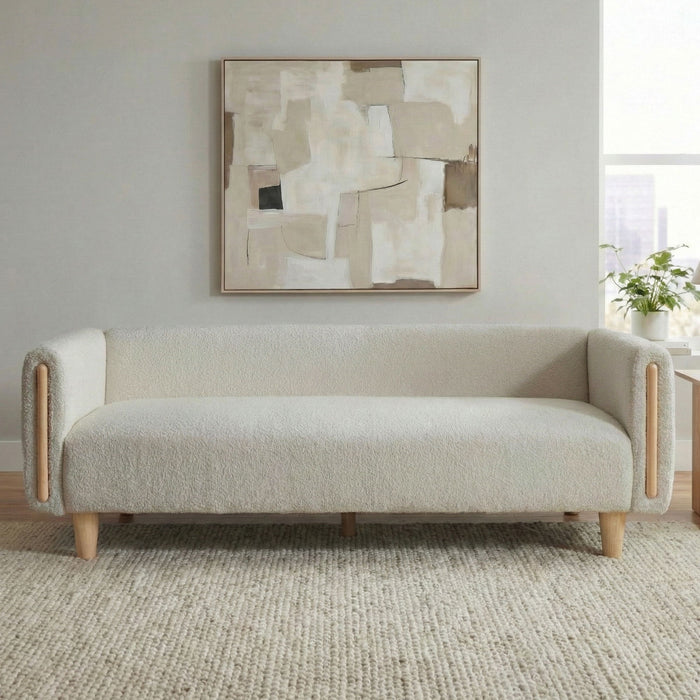 3 Seater Sofa For Living Room - Oatmeal