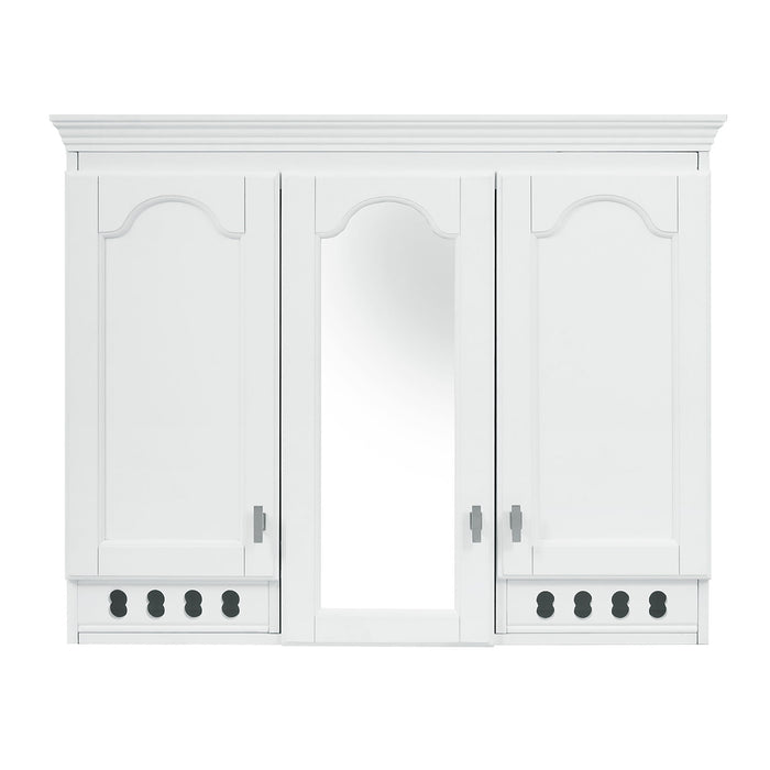 Wall Mount Mirror Cabinet With Adjustable Shelves, Soft Closing Hinges
