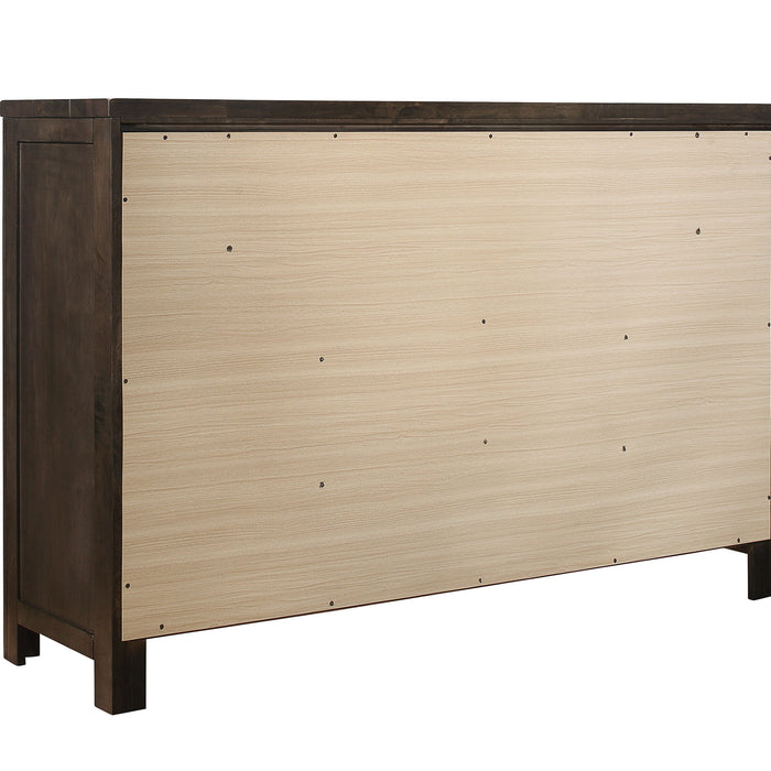 Ashton Hills - 9-Drawer Dresser With Rustic Finish And Nine Drawers - Ash Brown