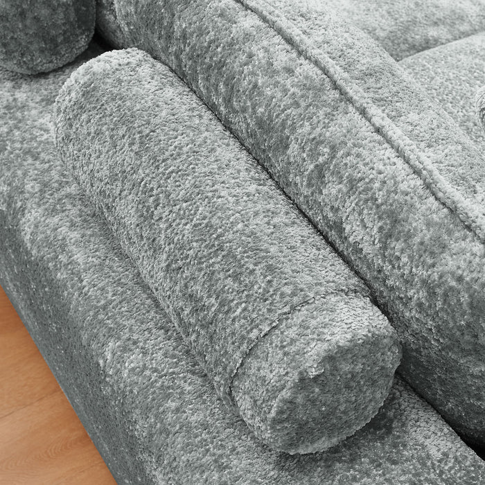 Sectional Sofa With Moveable Ottoman