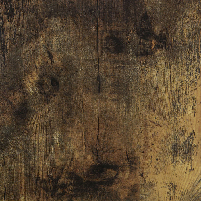 Kady - 5 Shelf Home Bar Table With Wine & Stemware Storage - Brown