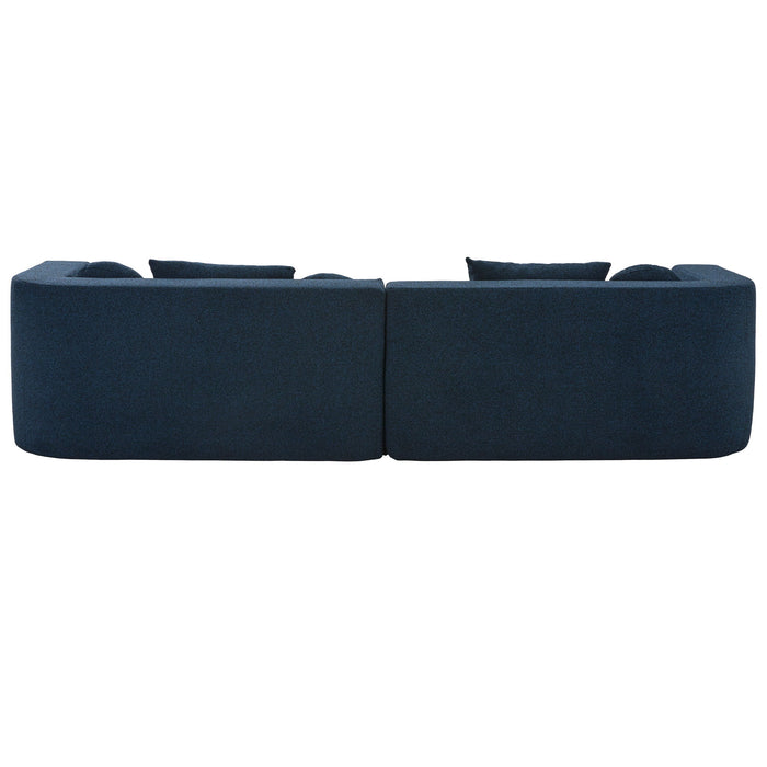 Boneless - Couch Modular Sectional Sofa With Deep Seating And Curved Design