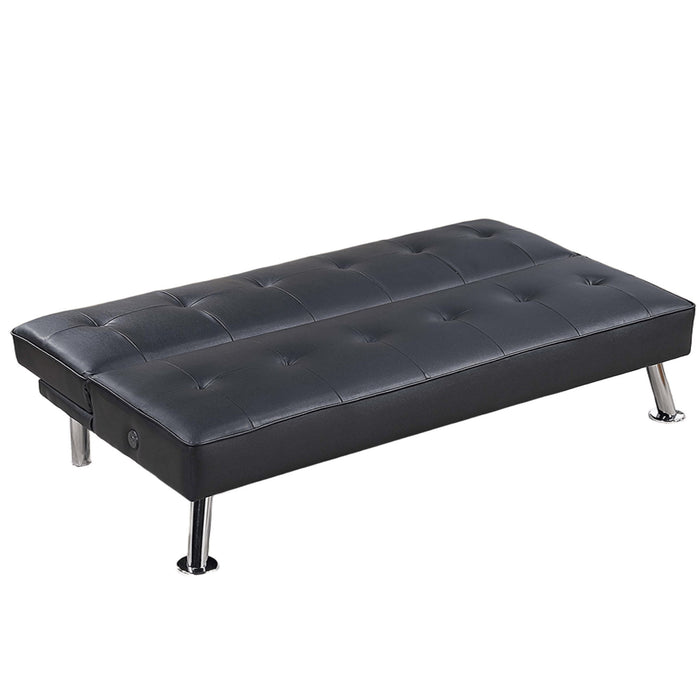 Tufted Sofa With USB Port For Living Room